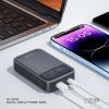 Батарея универсальная XO 10000mAh, PD/30W, QC/22.5W, PPS/33W, black (PR232_Black) изображение 7