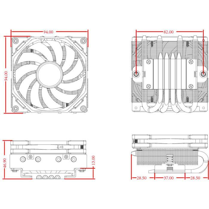 Кулер до процесора ID-Cooling IS-40-XT BLACK зображення 9