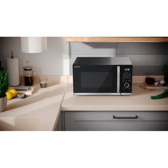 Мікрохвильова піч Sharp YC-QC254AE-B зображення 7
