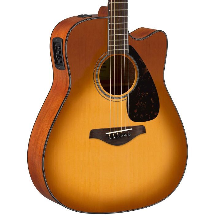 Гитара электроакустическая Yamaha FGX800C Natural изображение 2