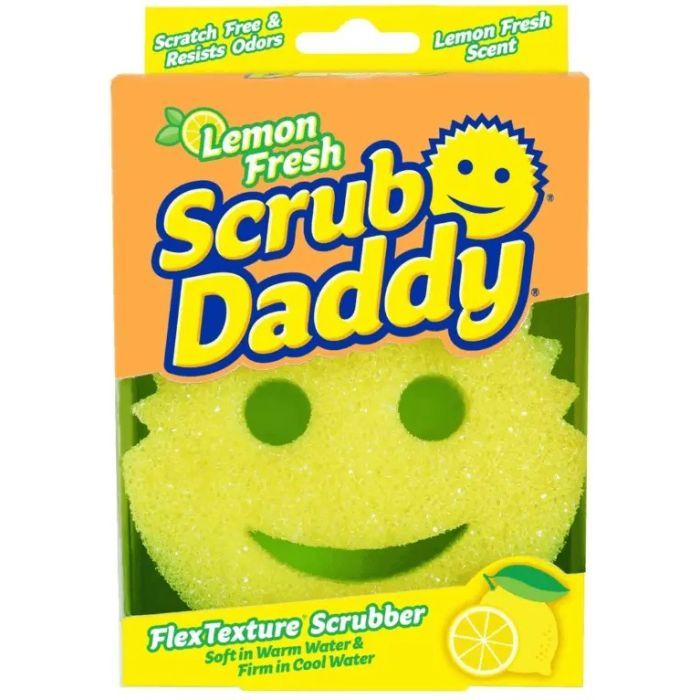Губки кухонные Scrub Daddy Lemon Fresh 1 шт. (5060481023054)