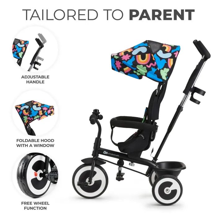 Дитячий велосипед Kinderkraft Aston Happy Shapes (KRASTO00HAP0000) (5902533925643) зображення 7