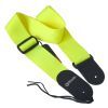 Ремень для гитары DiMarzio Nylon With Leather Ends Neon Yellow (DD3100NY) изображение 2