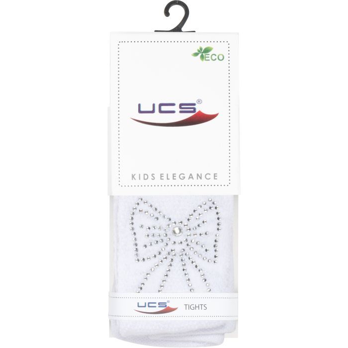 Колготки детские UCS Socks со стразами (M0C0302-2045-74G-white)