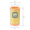 Воздушный фильтр для автомобиля UFI 27.824.00