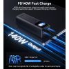 Батарея універсальна Choetech 27000mAh, PD/140W in/out, 2*USB-C/PD5.0, QC3.0/22W, TFT Display (B670-CCGY) зображення 6