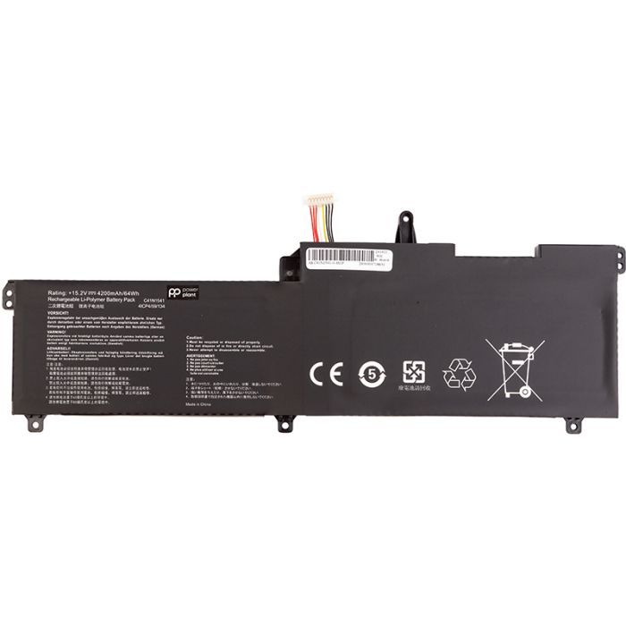 Аккумулятор для ноутбука ASUS ROG Strix GL702V (C41N1541) 15.2V 4200mAh PowerPlant (NB431892)