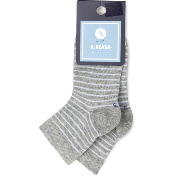 Шкарпетки дитячі UCS Socks у смужку (M0C0101-2480-3B-gray) зображення 2