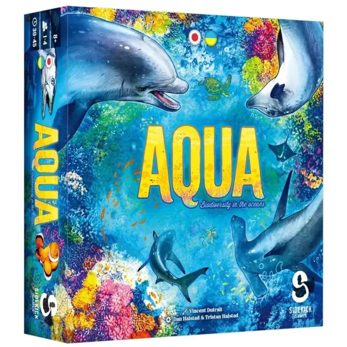 Настільна гра Lord of Boards Aqua. Океанське біорізноманіття (AQUA: Biodiversity in the oceans) (укр.) (LOB2331UA)
