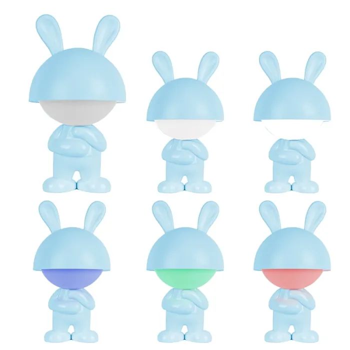 Ночник Kite Светильник LED с аккумулятором Dreamy Bunny, розовый (K25-315-1-2) изображение 4
