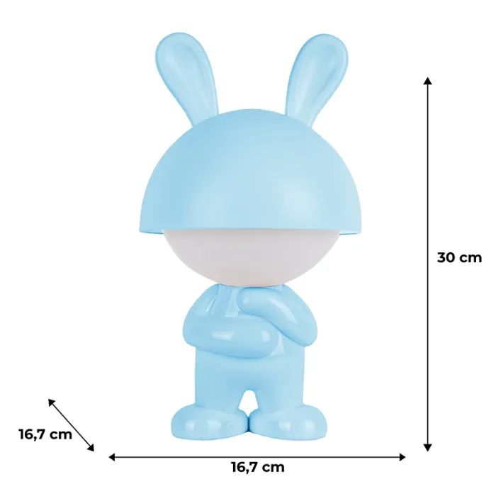 Ночник Kite Светильник LED с аккумулятором Dreamy Bunny, розовый (K25-315-1-2) изображение 6