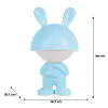 Нічник Kite Світильник LED з акумулятором Dreamy Bunny, блакитний (K25-315-1-3) зображення 6