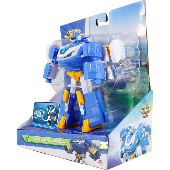 Трансформер Super Wings Мини Воздушная База Робот (EU760288) изображение 10