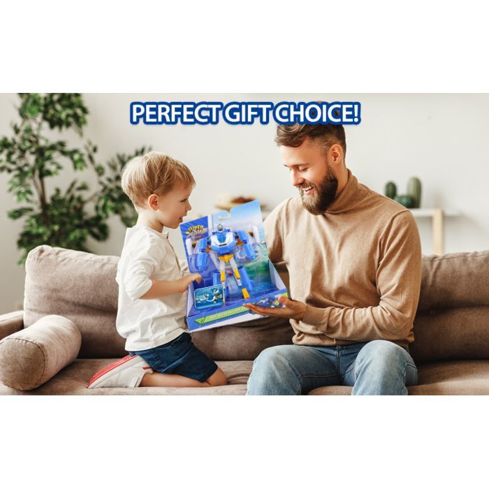 Трансформер Super Wings Мини Воздушная База Робот (EU760288) изображение 8