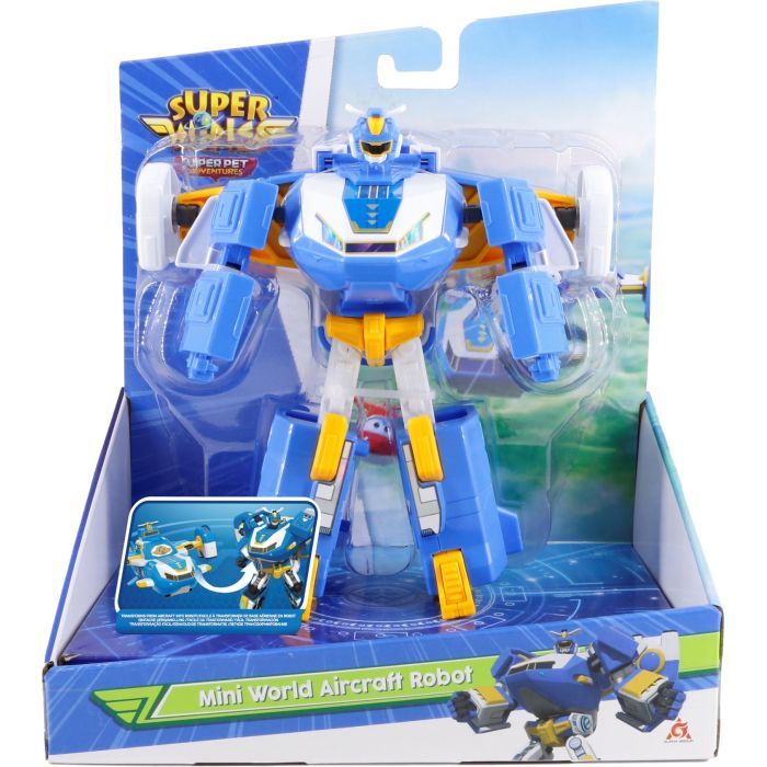 Трансформер Super Wings Мини Воздушная База Робот (EU760288) изображение 9