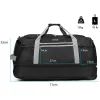 Сумка дорожная TravelZ Wheelbag Doubleloader foldable black 80(95)L (603096) (931069) изображение 5