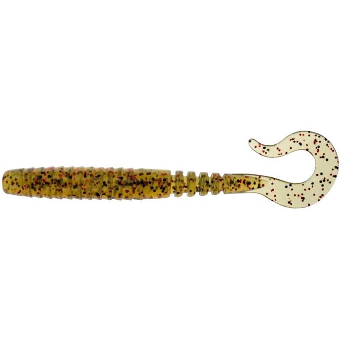 Силикон рыболовный FishUP Vipo 2" 045 - Green Pumpkin/Red&Black (10шт/уп) (1864.05.58)