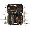 Набор инструментов Neo Tools 233шт, 1/2", 1/4", 3/8", CrV, кейс (10-078) изображение 2