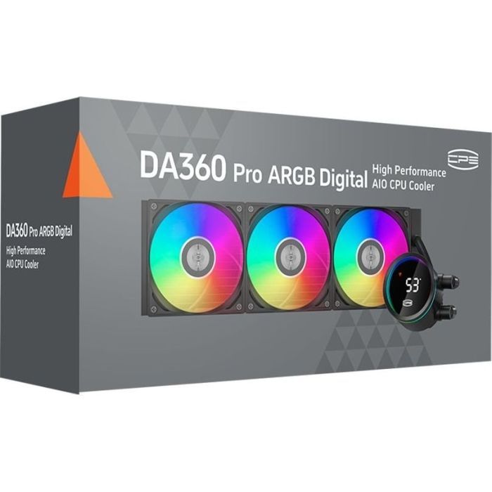 Система жидкостного охлаждения PcCooler DA360 Pro ARGB Digital BK изображение 6