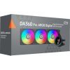 Система жидкостного охлаждения PcCooler DA360 Pro ARGB Digital BK изображение 6