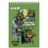 Блокнот Kite на спирали Ninja Turtles А6, 48 листов, нелинованный (NT25-196)
