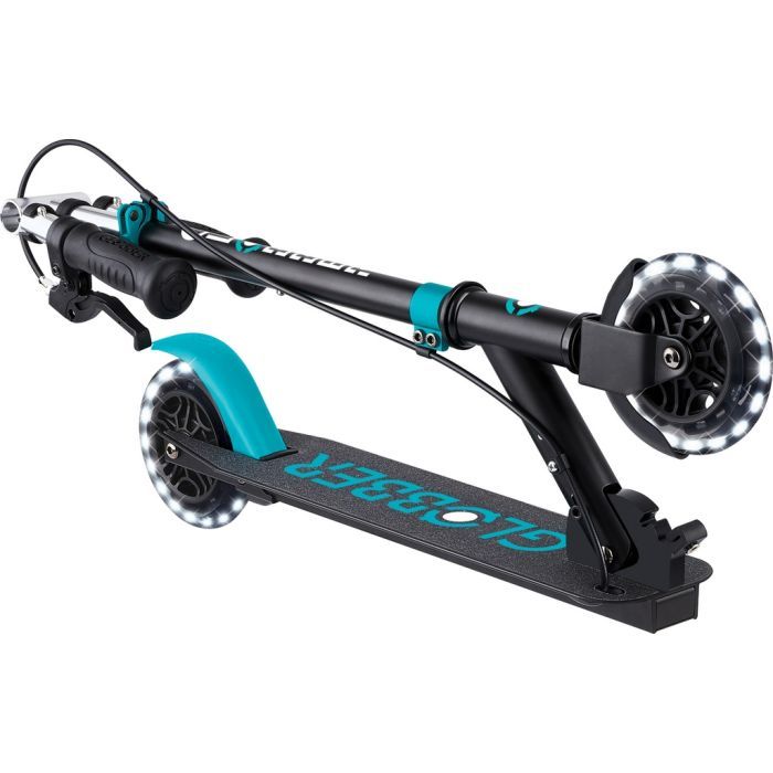Самокат Globber Flow Element Junior Lights LED,, чорно-червоний (729-102) зображення 10