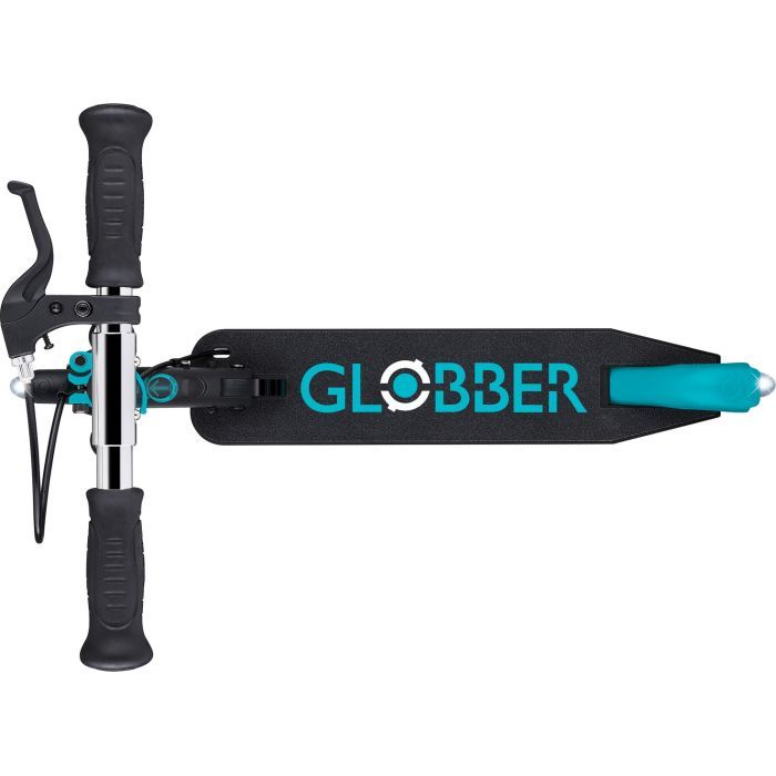 Самокат Globber Flow Element Junior Lights LED,, чорно-червоний (729-102) зображення 5