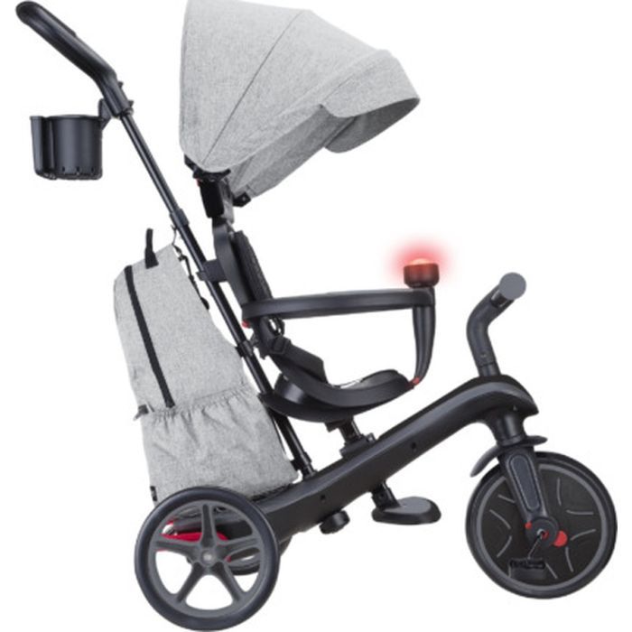 Детский велосипед Globber Explorer trike Deluxe play 4 в 1 чорно-сірий (636-120) изображение 2