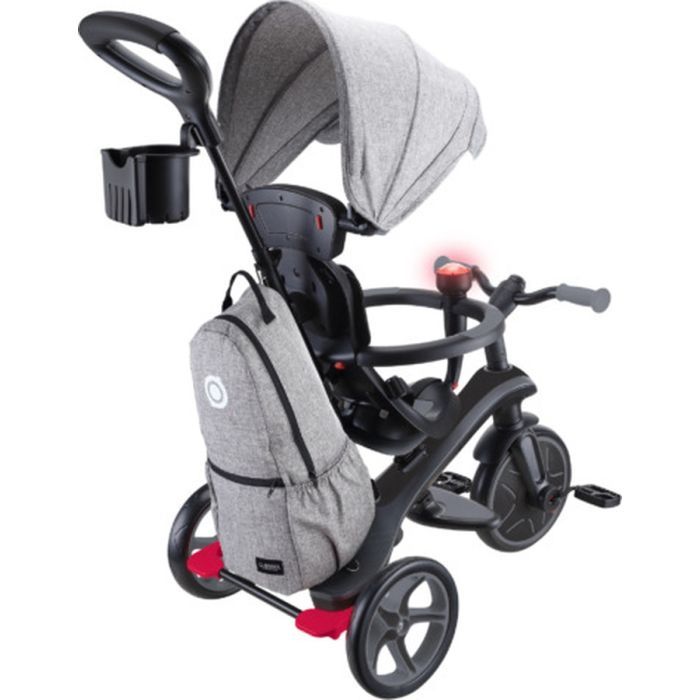 Детский велосипед Globber Explorer trike Deluxe play 4 в 1 чорно-сірий (636-120) изображение 3