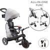Детский велосипед Globber Explorer trike Deluxe play 4 в 1 чорно-сірий (636-120) изображение 5