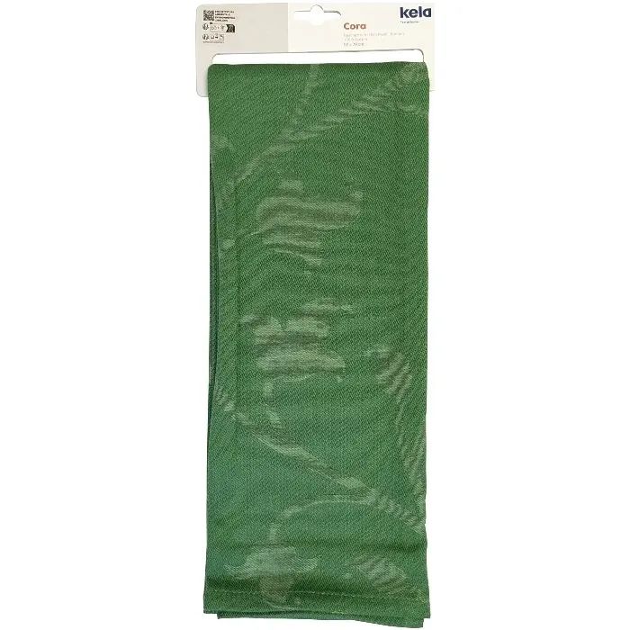 Рушник Kela кухонний Cora, 70x50 см, темно-зелений візерунок(12825) (00000027616) зображення 2