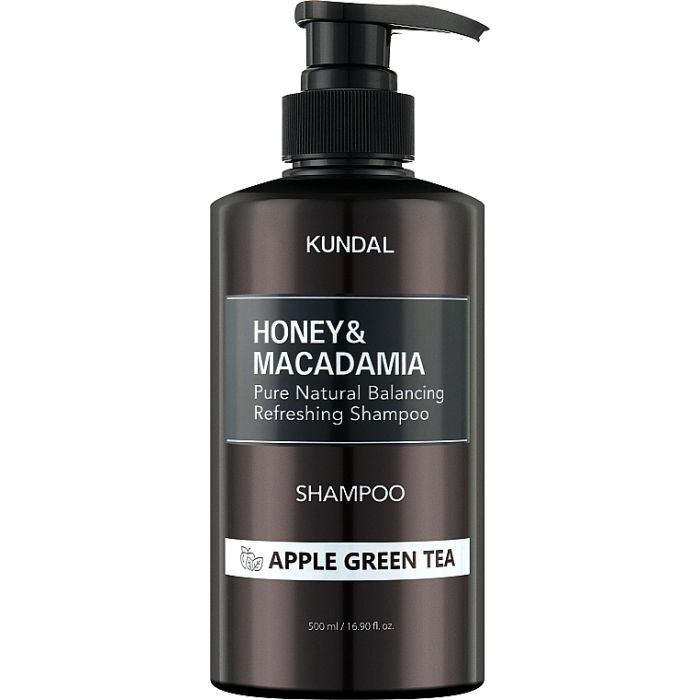 Шампунь Kundal Honey & Macadamia Nature Shampoo Apple Green Tea 500 мл (8809693255603)