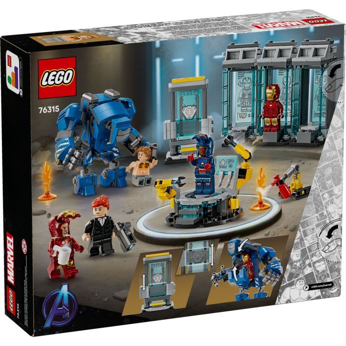 Конструктор LEGO Super Heroes Лаборатория Железного Человека: зал доспехов: зал доспехов (76315) изображение 8