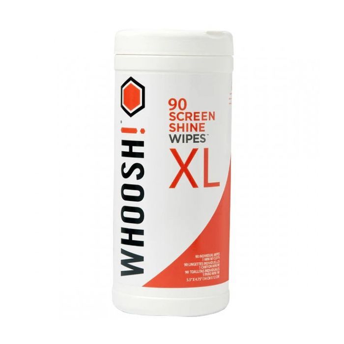 Салфетки Whoosh! Screen Shine 90 WIPES XL + 1microfiber 14х14cm (1FG90WP)
