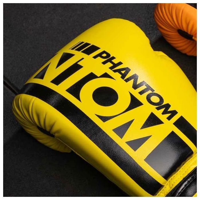 Боксерские перчатки Phantom APEX Neon Yellow 14 унцій (PHBG2885-14) изображение 5