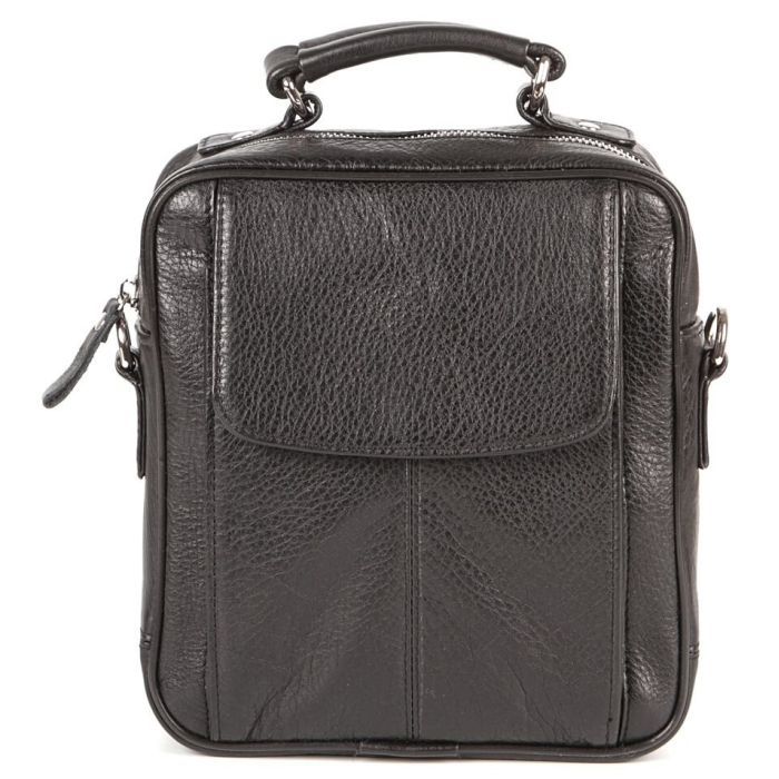 Сумка Shvigel Кожаная Черная (00875) изображение 2
