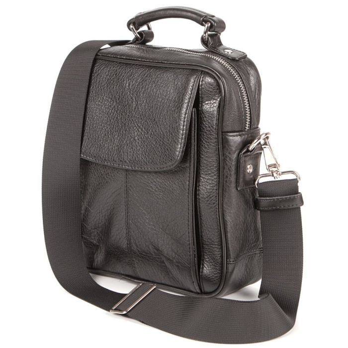 Сумка Shvigel Кожаная Черная (00875) изображение 5