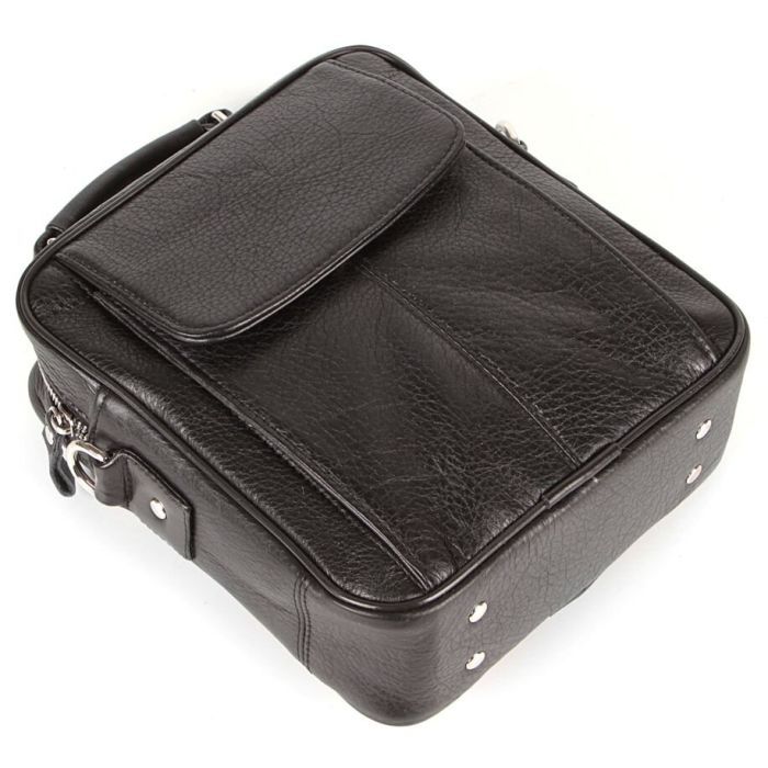 Сумка Shvigel Кожаная Черная (00875) изображение 8