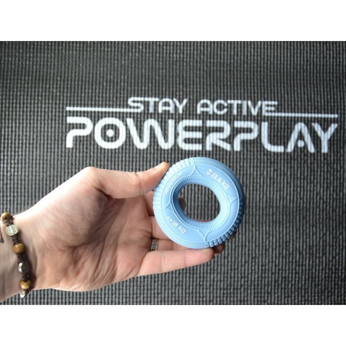 Эспандер PowerPlay PP-4330 Hand Grip Loops Light 13.5-18 кг Блакитний (PP_4330_Blue_(13.5-18kg)) изображение 4
