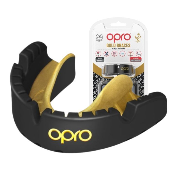 Капа Opro Gold Black/Gold (102504001) (Gold_Bl/Gold)