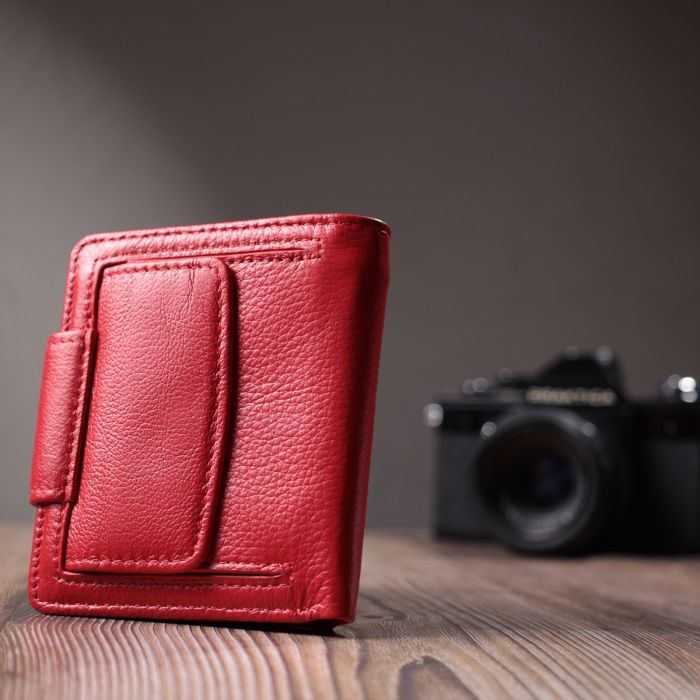 Гаманець ST Leather З натуральної шкіри Чорний (22701) зображення 10