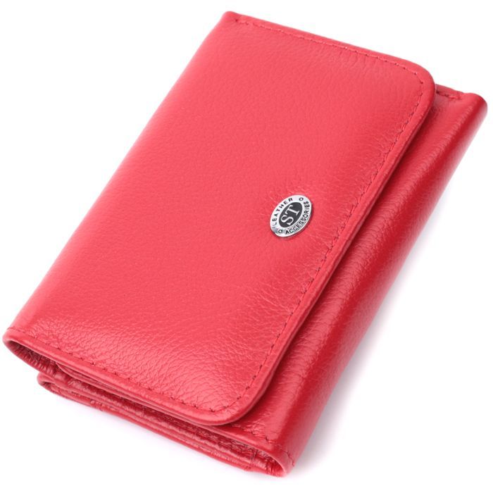 Кошелек ST Leather Из натуральной кожи Красный (22721)