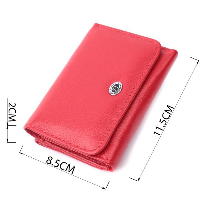 Кошелек ST Leather Из натуральной кожи Красный (22721) изображение 3