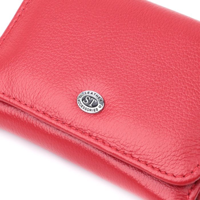 Кошелек ST Leather Из натуральной кожи Красный (22721) изображение 5