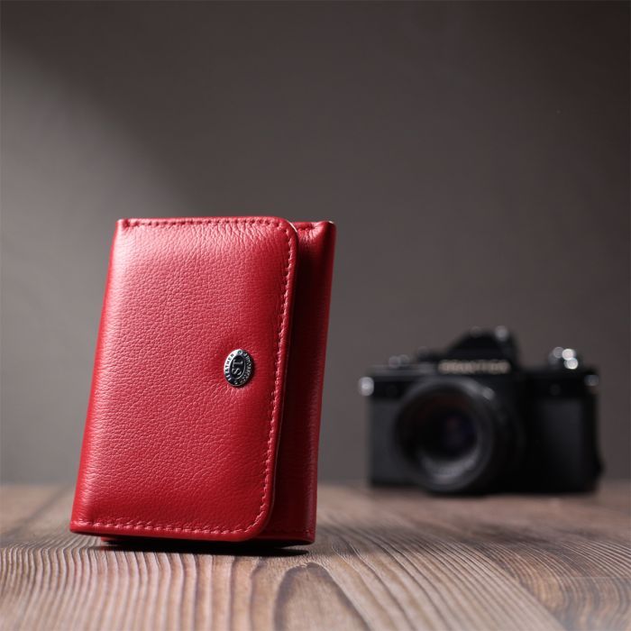 Кошелек ST Leather Из натуральной кожи Красный (22721) изображение 9