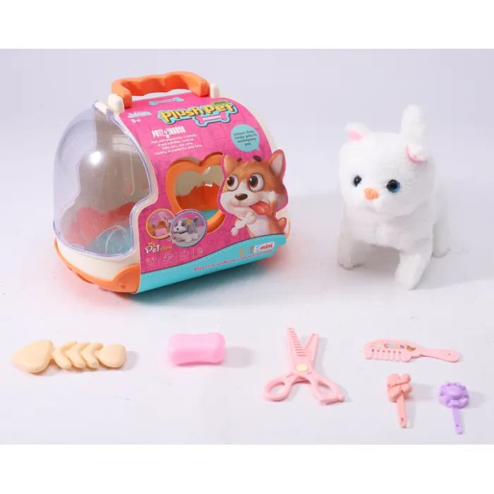 Интерактивная игрушка Plush Pet Котик с переноской (3858894675395) изображение 3