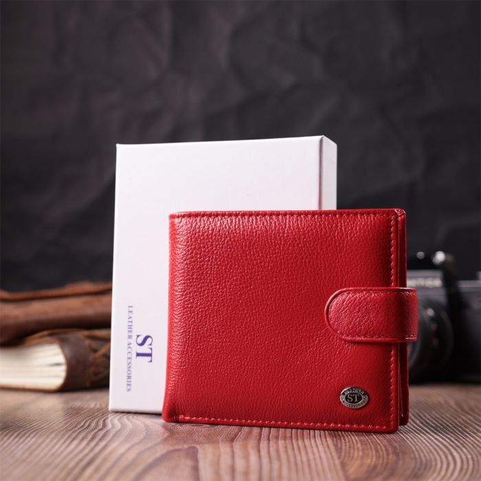 Кошелек ST Leather Из натуральной кожи Красный (22555) изображение 11