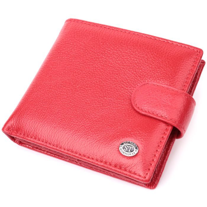 Кошелек ST Leather Из натуральной кожи Красный (22555)