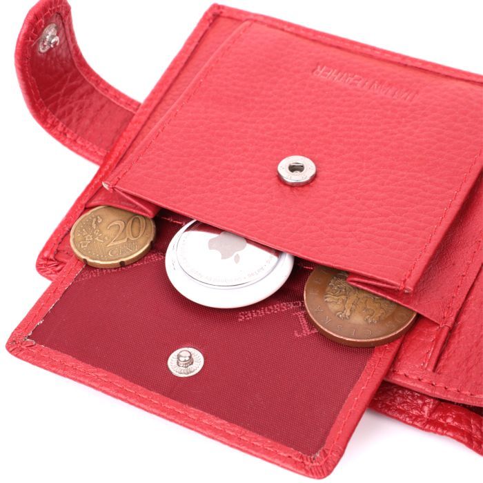 Кошелек ST Leather Из натуральной кожи Красный (22555) изображение 8