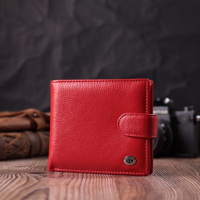 Кошелек ST Leather Из натуральной кожи Красный (22555) изображение 9